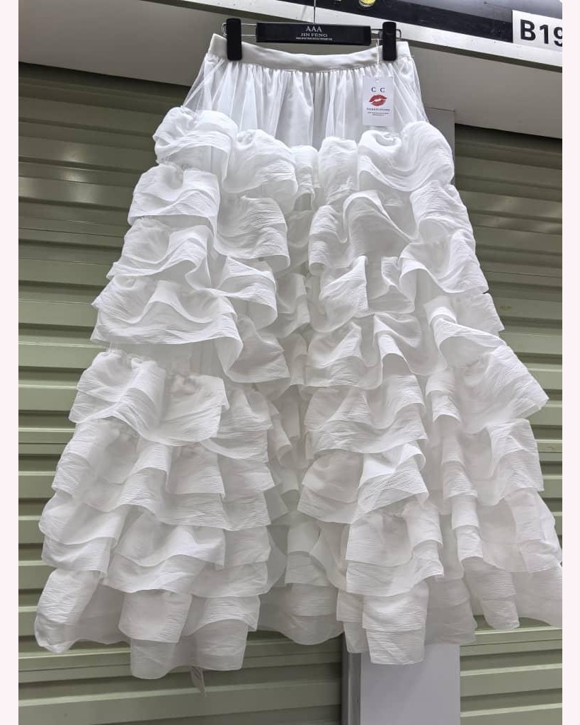 White skirt